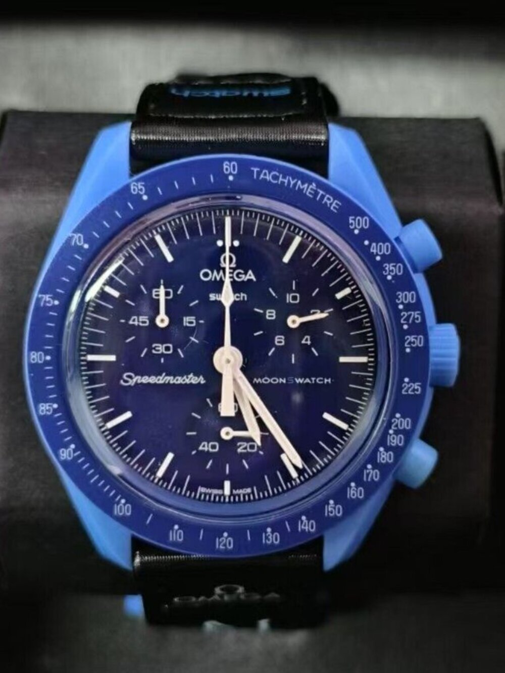 Omega x Swatch MoonSwatch Mission to Neptune Blue Watch